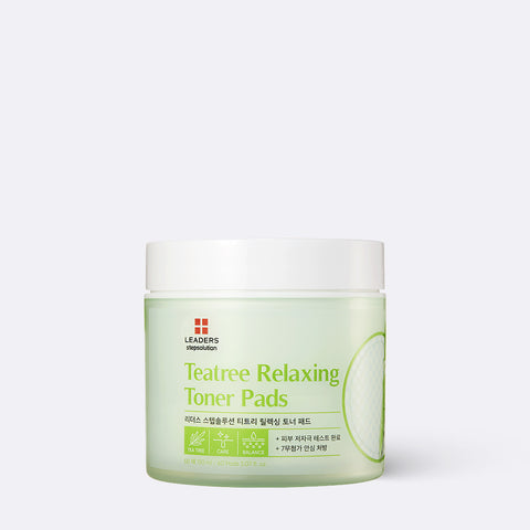 Leaders Step Solution Tea Tree Relaxing Toner Pads (60 pads)