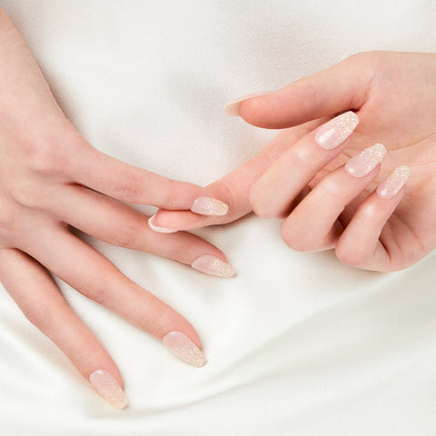 Dashing Diva Magic Press Glittery (Coffin) Nail Tips