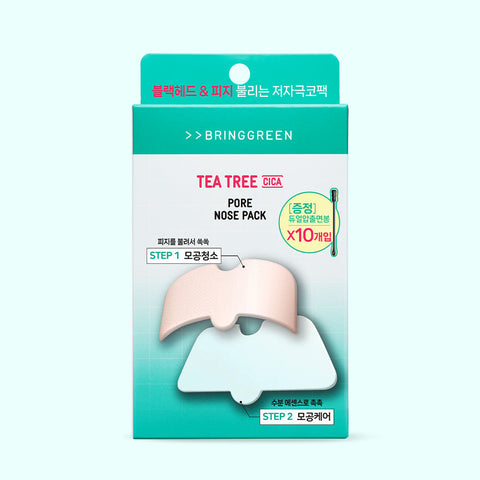 Bringgreen Tea Tree Cica Pore Nose Pack 5P