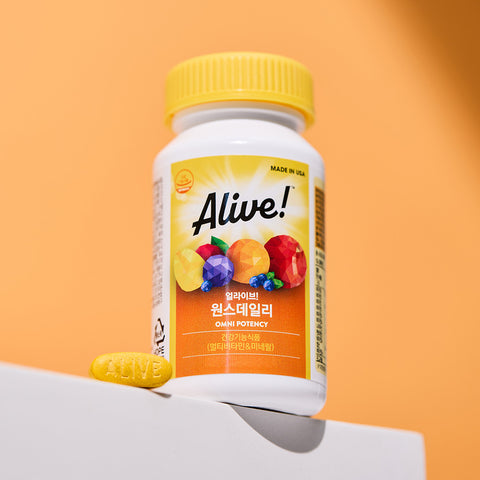 Alive Natural Life Alive One Daily Multi Family Vitamins 60 Tablets x3