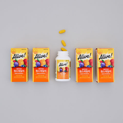 Alive Once Daily Multi Family Vitamin (100 Tablets) Imported