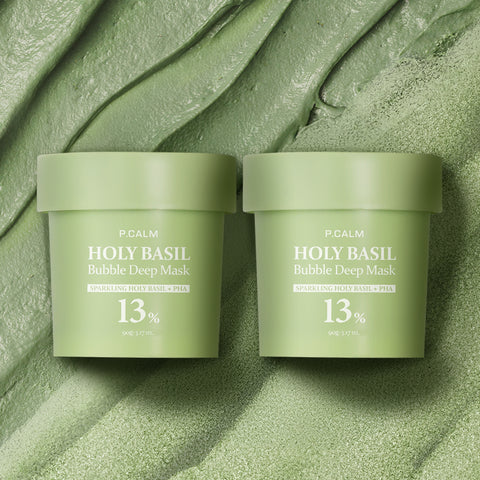 Pcalm Holy Basil Bubble Deep Mask 90g (1+1)