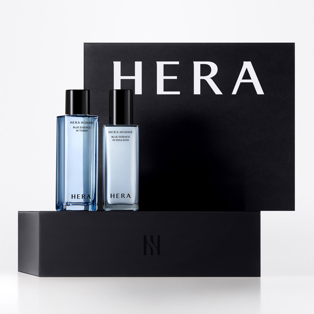 HERA Homme Blue 2-Piece Set (Emulsion 110ml + Toner 125ml)