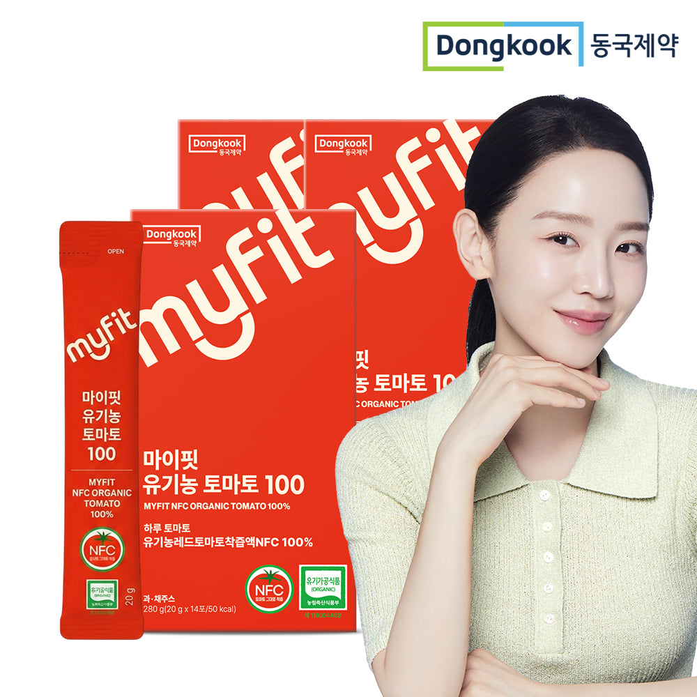 DongKook MyFit Organic Tomato NFC Juice Stick 20 g x 42 sticks (3 boxes) Spain