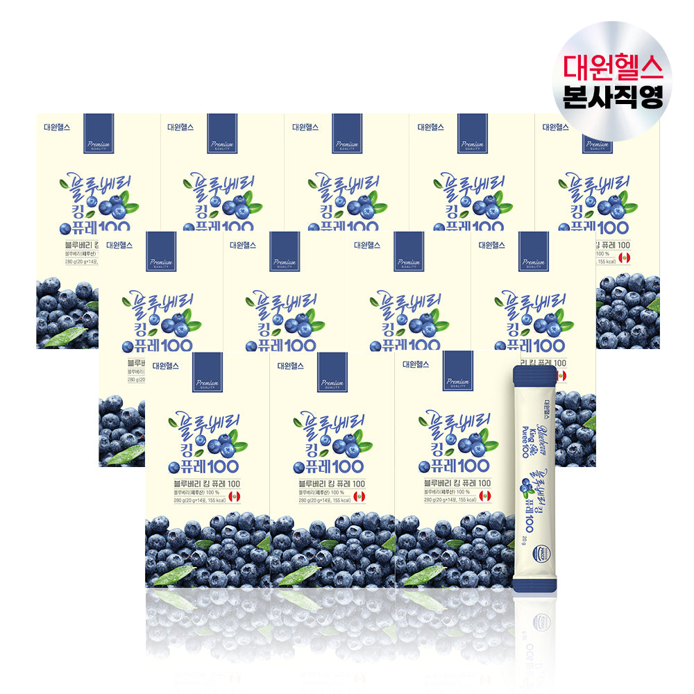 Daewon Health Blueberry King Puree 100 70ml (14 sachets x 12 units)