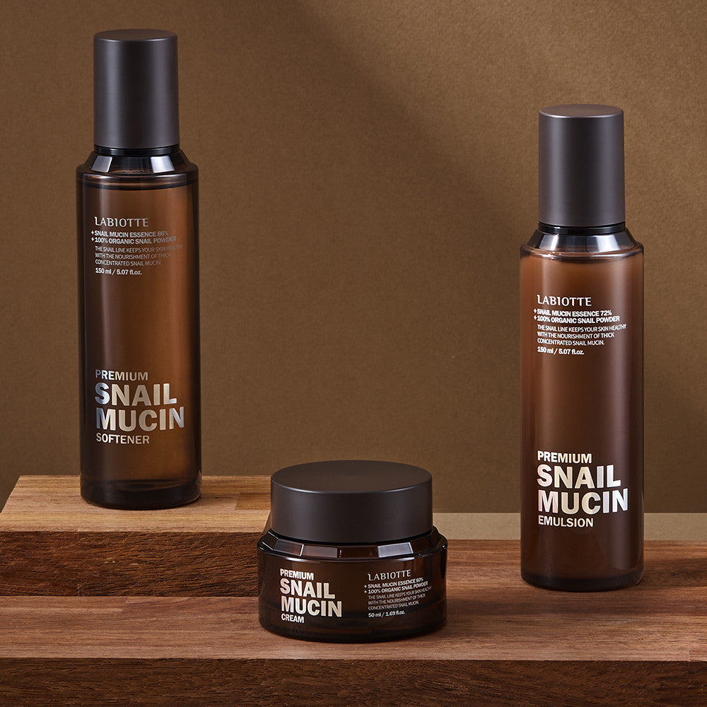 Labiotte Premium Snail Mucin 3-Piece Set