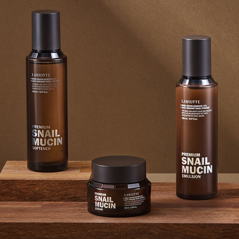 Labiotte Premium Snail Mucin 3-Piece Set