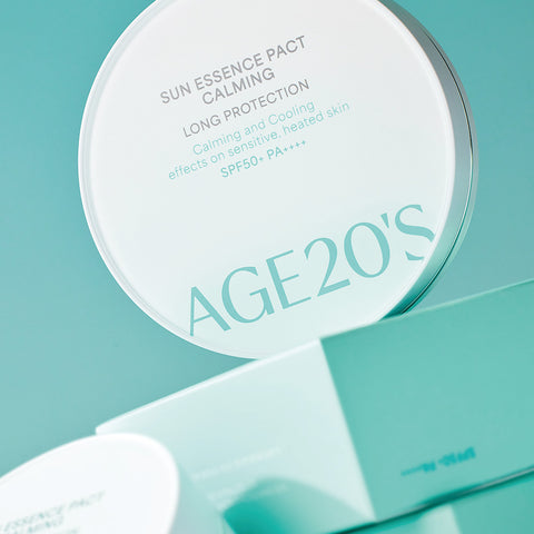 AGE20'S Calming Long Protection Mineral Sun Pact 12.5g (Main + Refill)