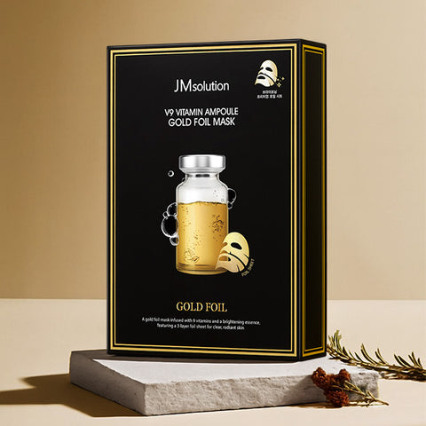 JM Solution V9 Vitamin Ampoule Gold Foil Mask 35ml 10P