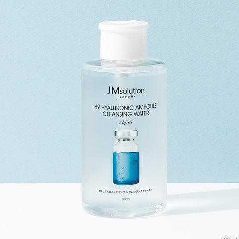 JM Solution Japan H9 Hyaluronic Ampoule Cleansing Water Aqua 500ml