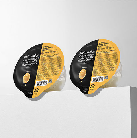 JM Solution Honey Glow Royal Propolis Modeling Pack Black 22g (2 Pack)