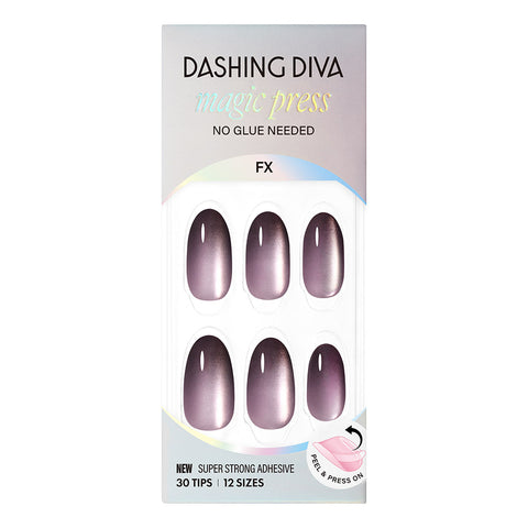 Dashing Diva Magic Press Silhouette (Almond) Nail Tips