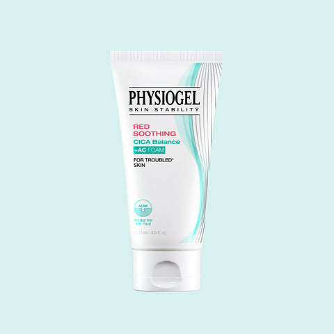 Physiogel Red Soothing Cica Balance Plus AC Cleansing Foam 120ml