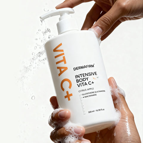 Dermafirm Vitamin C Body Wash 500ml + Body Lotion 500ml (2-Piece Set)