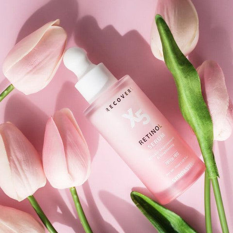 Soonsu Beauty Recovery X5 Retinol Serum  + Mela-X Cream  set application use