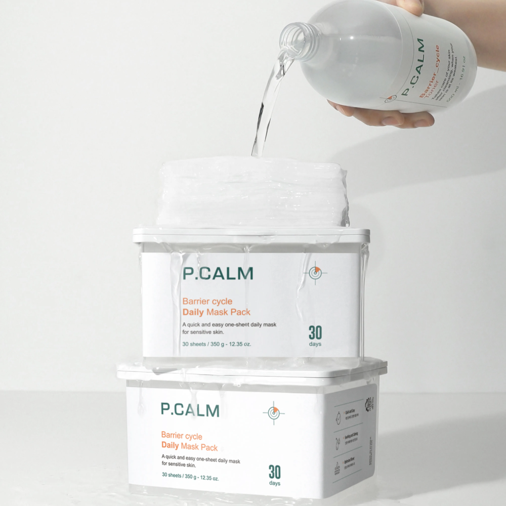 Pcalm Barrier Cycle Daily Mask Pack 30 Sheets