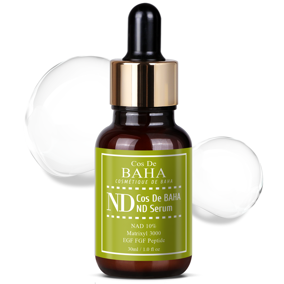 Cos De BAHA NAD 10% Matrixyl 3000 EGF FGF Peptide Serum