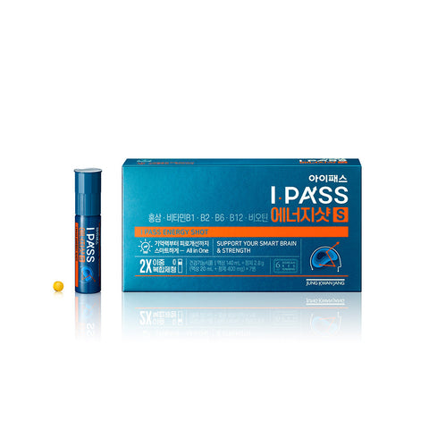 JungKwanJang I-Pass Energy Shot (20ml + 400mg tablet) 7-Pack