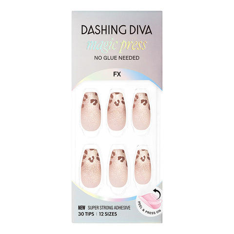 Dashing Diva MagicPress Leo (Coffin) Nail Tips