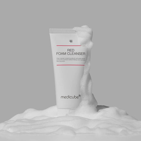 Soonsu Beauty Red Foam Cleanser side view