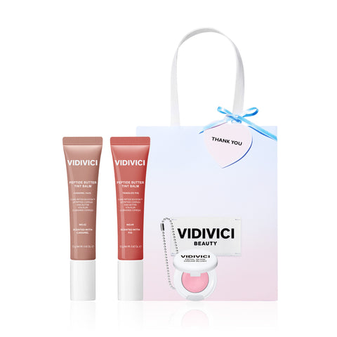 VIDIVICI Peptide Butter Tint Balm 12g (2-Pack)