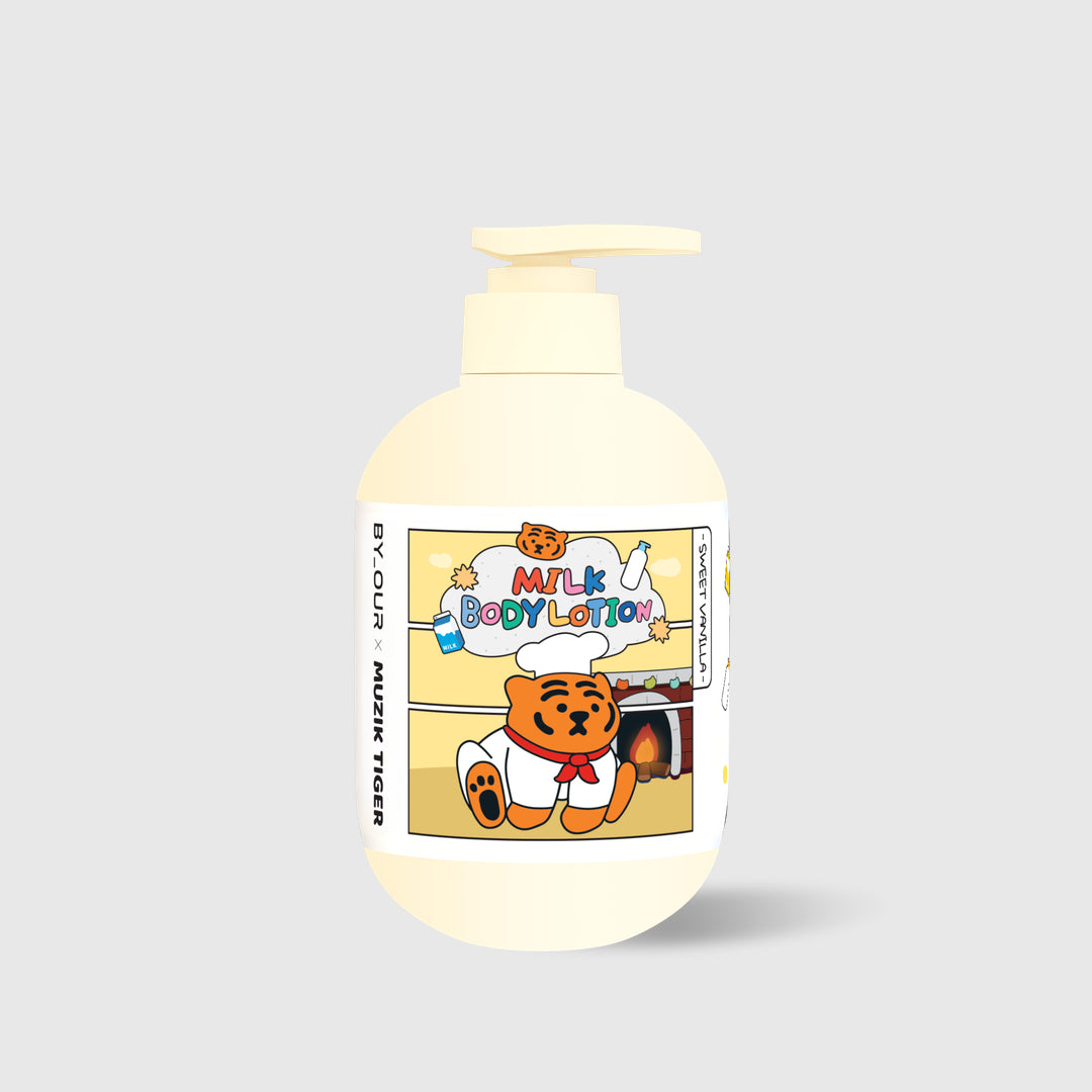 Byour Mujik Tiger Milk Perfume Moisturizing Body Lotion (Sweet Vanilla) 500 ml