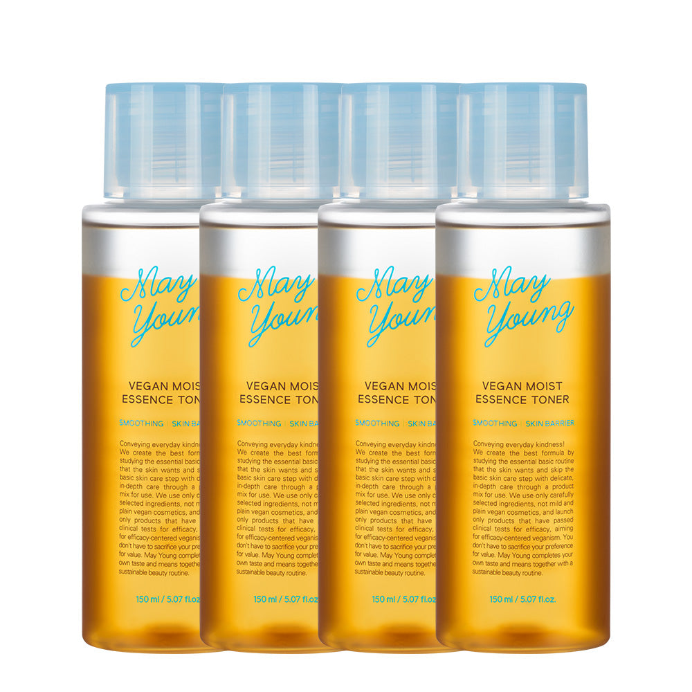 Mayyoung Vegan Moist Essence Toner 120ml - 4 Pack