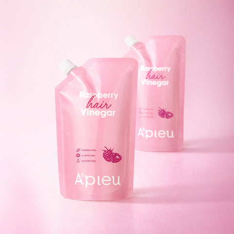 A'PIEU Raspberry Hair Vinegar 400ml (Refill) (2 Pack)