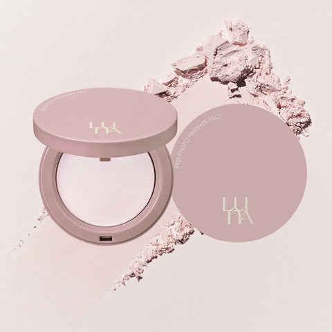 LUNA Photofinisher Powder Pact 8.5/7g + Blur Cover Cushion Mini 2-piece Set
