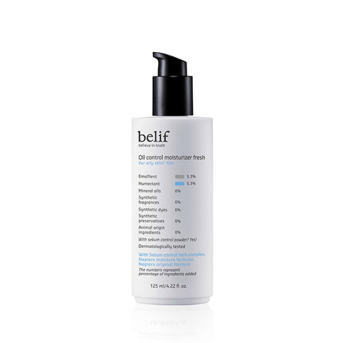 belif Oil Control Moisture Fresh 125ml