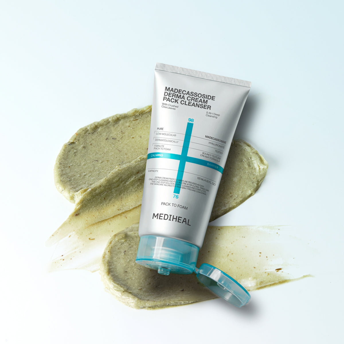 Mediheal Derma Cream Pack Cleanser Madecassoside 120ml