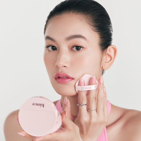 hince Cover Master Pink Cushion & Refill Set (includes Cushion Puff)