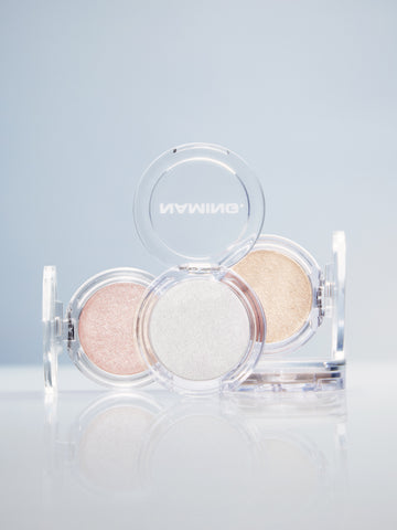 NAMING. Fluffy Baked Highlighter Duo (+ Mini Highlighter) 3.8g x 2