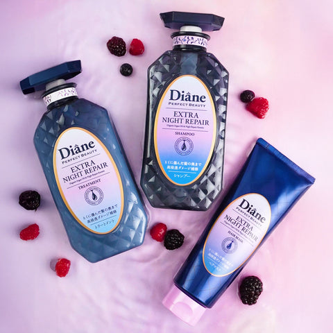 Bifesta Diane Perfect Beauty Extra Night Repair Shampoo Treatment & Hair Mask (1+1)