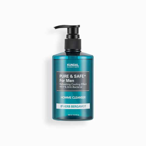Kundal Cool Shampoo 500ml + Cool Body Wash 500ml (Aqua Mint) + Men's Cleanser 300ml Set