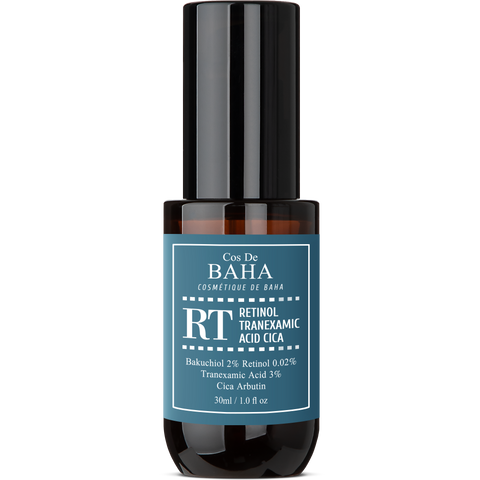 Cos De BAHA Pure Retinol Cica Bakuchiol Tranexamic Acid Arbutin Brightening & Firming Serum 30ml