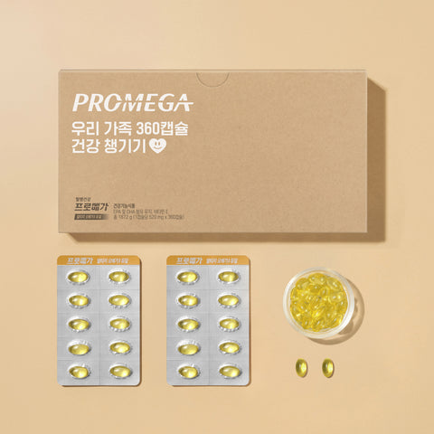 Chongkundang Promega rTG Omega-3 Dual 360 Set (6-Month Supply)