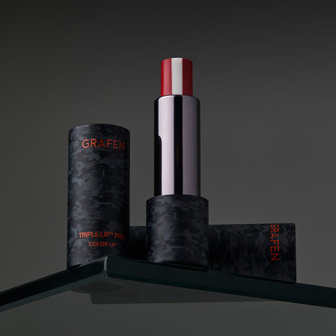 Grafen TripleLip Pro Color Lip 4.3g - Men's Tinted Lip Balm (Red, White)