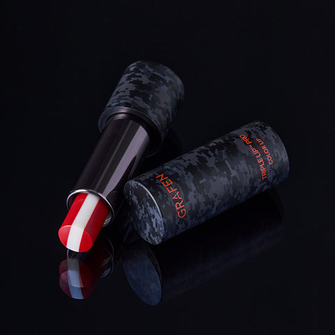Grafen TripleLip Pro Color Lip 4.3g - Men's Tinted Lip Balm (Red, White)