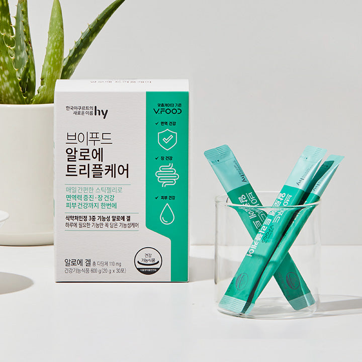 Korea Yakult V-Food Aloe Triple Care Liquid Dietary Supplement