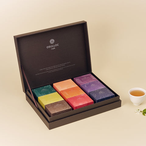 OSULLOC Premium Tea Collection 9Varieties x 10 Bags 90P