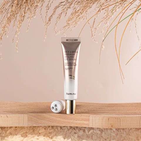 Farmstay Rice & Bifida Premium Rolling Eye Serum 25ml (2 Pack)