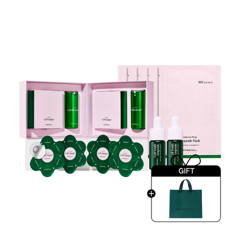 Evercell Cellvital Self Program 8-Week VIP Special Care Set Cell Illuminator 15ml x2 + Cell Charger 7-ball x4