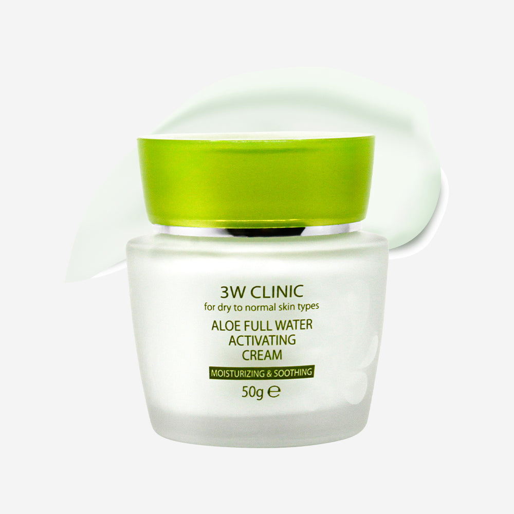 3W Clinic Aloe Full Water Activating Cream 50g