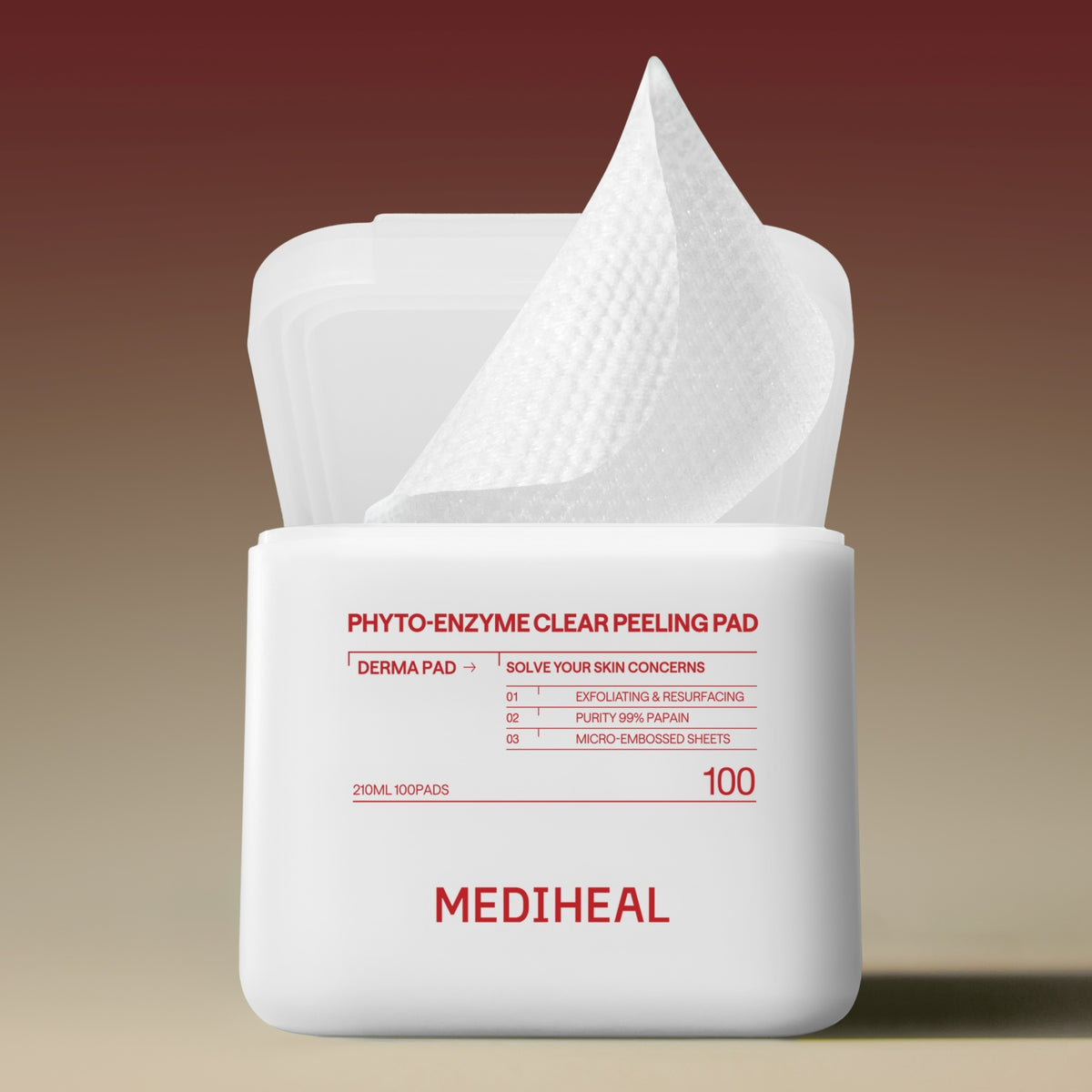 Mediheal Derma Toner Pad Phyto-Enzyme 100 Pads