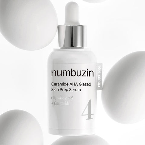 numbuzin No.4 Ceramide AHA Glazed Skin Prep Serum 30ml