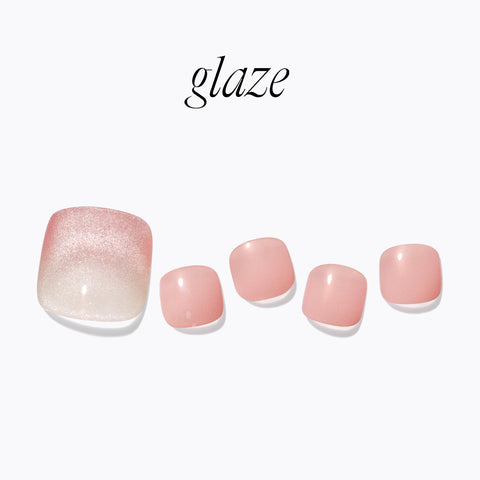 Dashing Diva Glaze Pedicure Glint Sunset