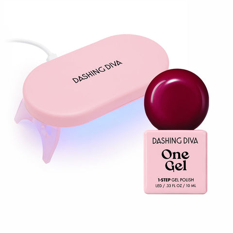 Dashing Diva OneGel Color Kit Wine Drop (1 Color + LED Lamp 10ml)
