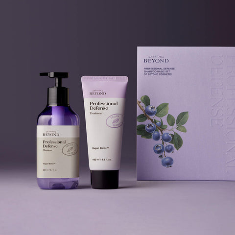 BEYOND Professional Defense Hair Loss Shampoo Basic Set (Berry Scent)
