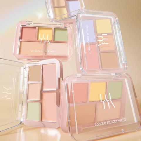 Luna Conceal Blender Palette 6g + Dual Brush